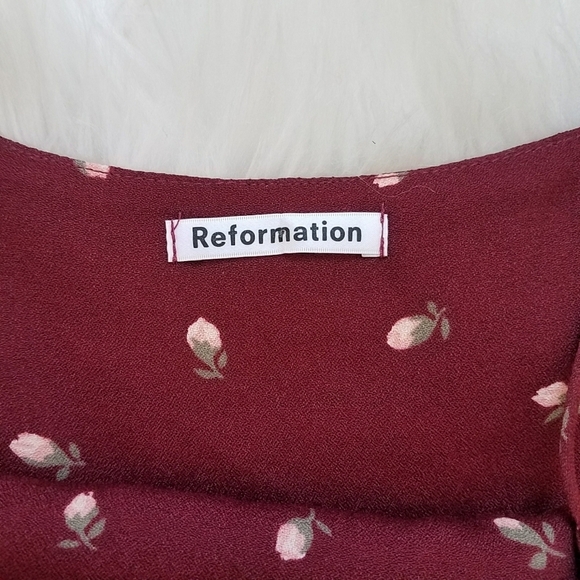 NWT Reformation Atticus Carina Blouse - Picture 8 of 10